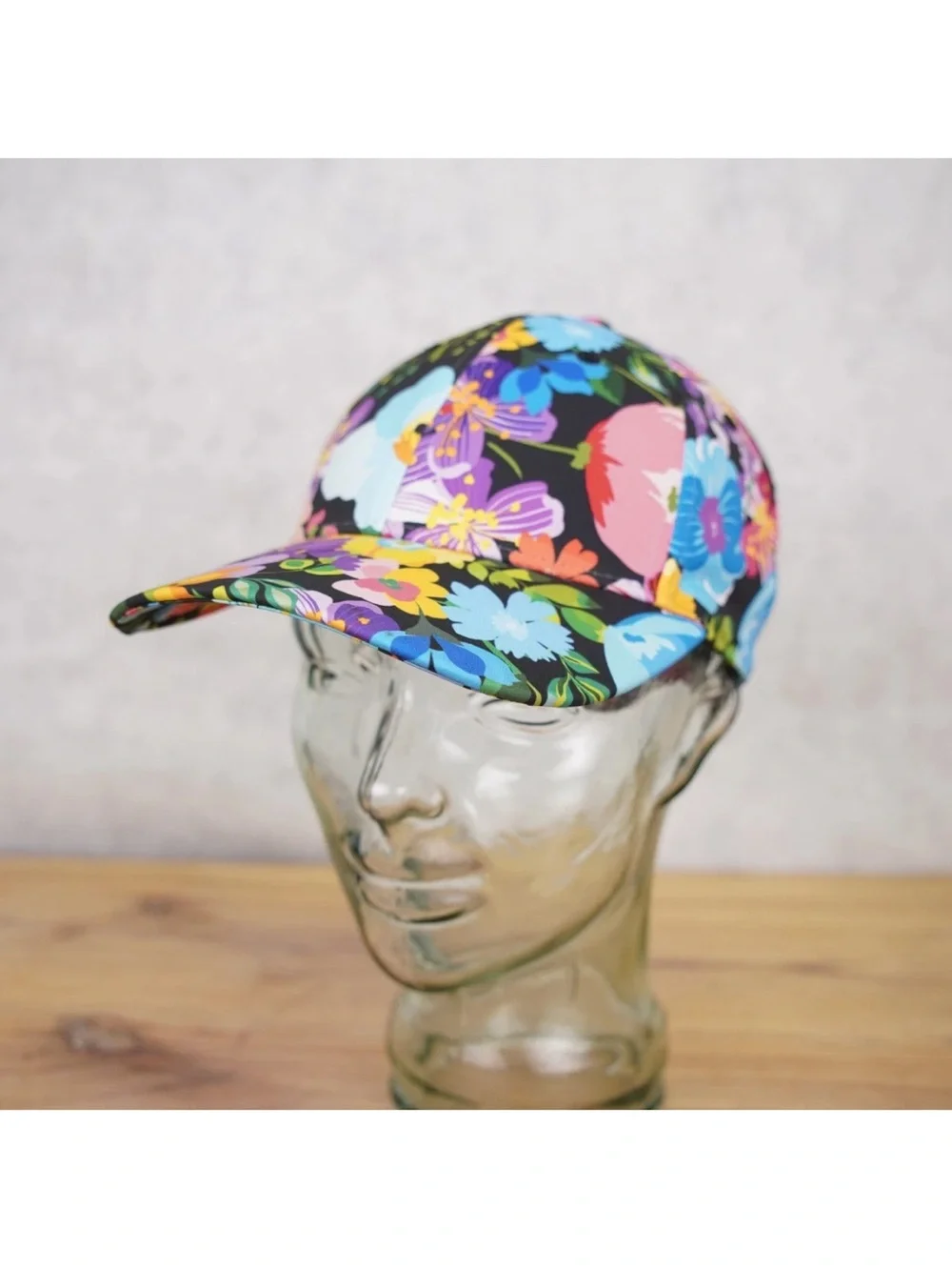 Johnny Was Active Baseball Cap Hat Floral Print Adjustable Back One Size Fit All